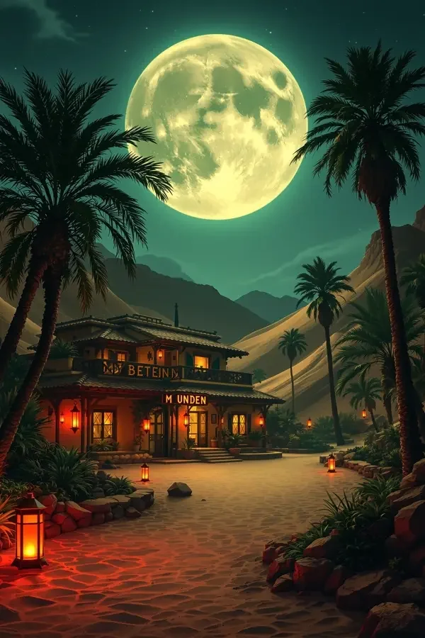 月光旅店海报 - 火龙果影视悬疑与奇幻推荐